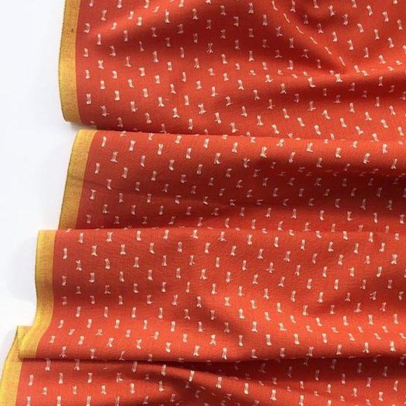 Alexia Abegg "Warp & Weft" Persimmon Cut Fabric